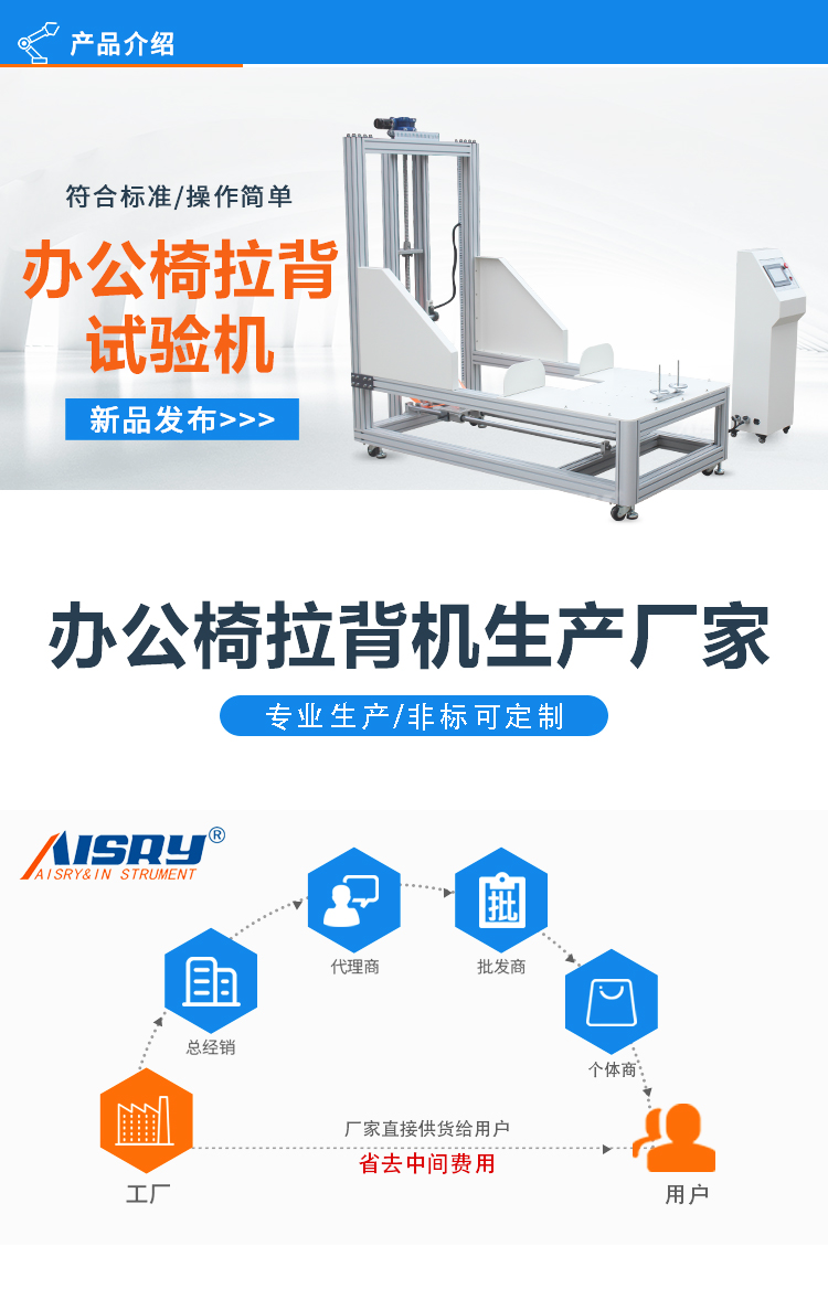 辦公座椅拉背試驗機(jī)